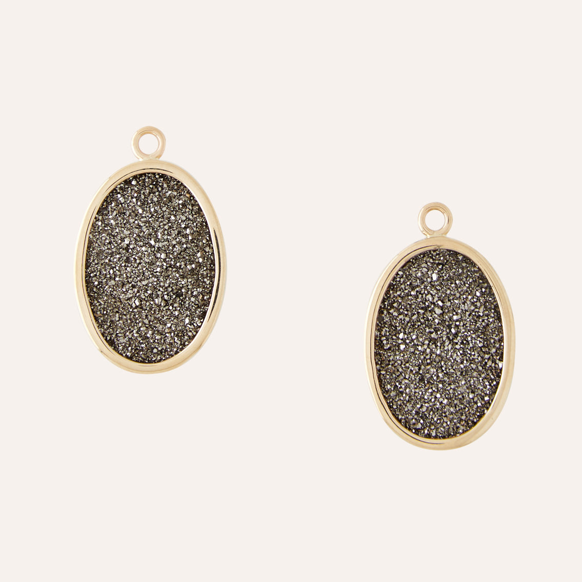 Silver Druzy Earrings