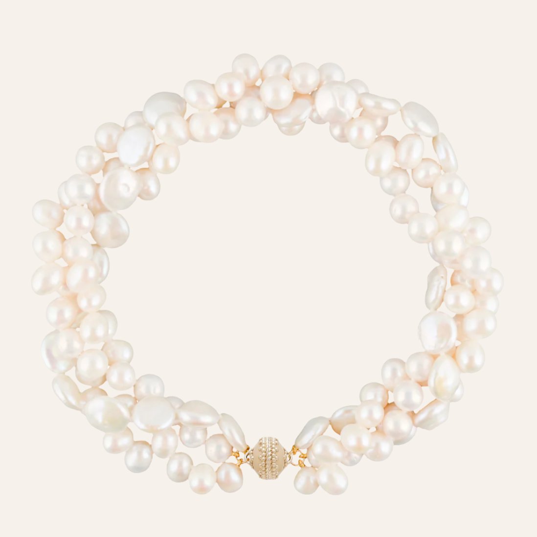 Clara Pearl Multi-Strand Necklace