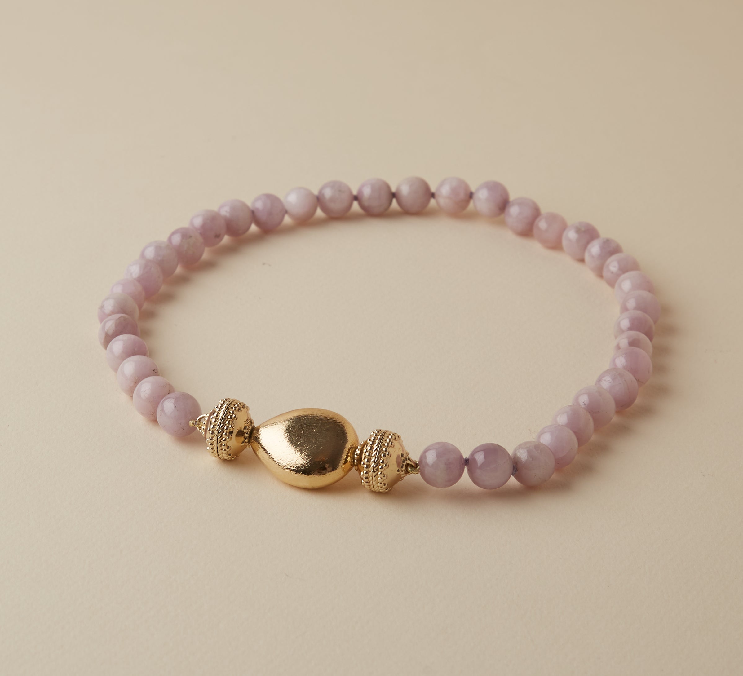 Victoire 10mm Pink Kunzite Necklace