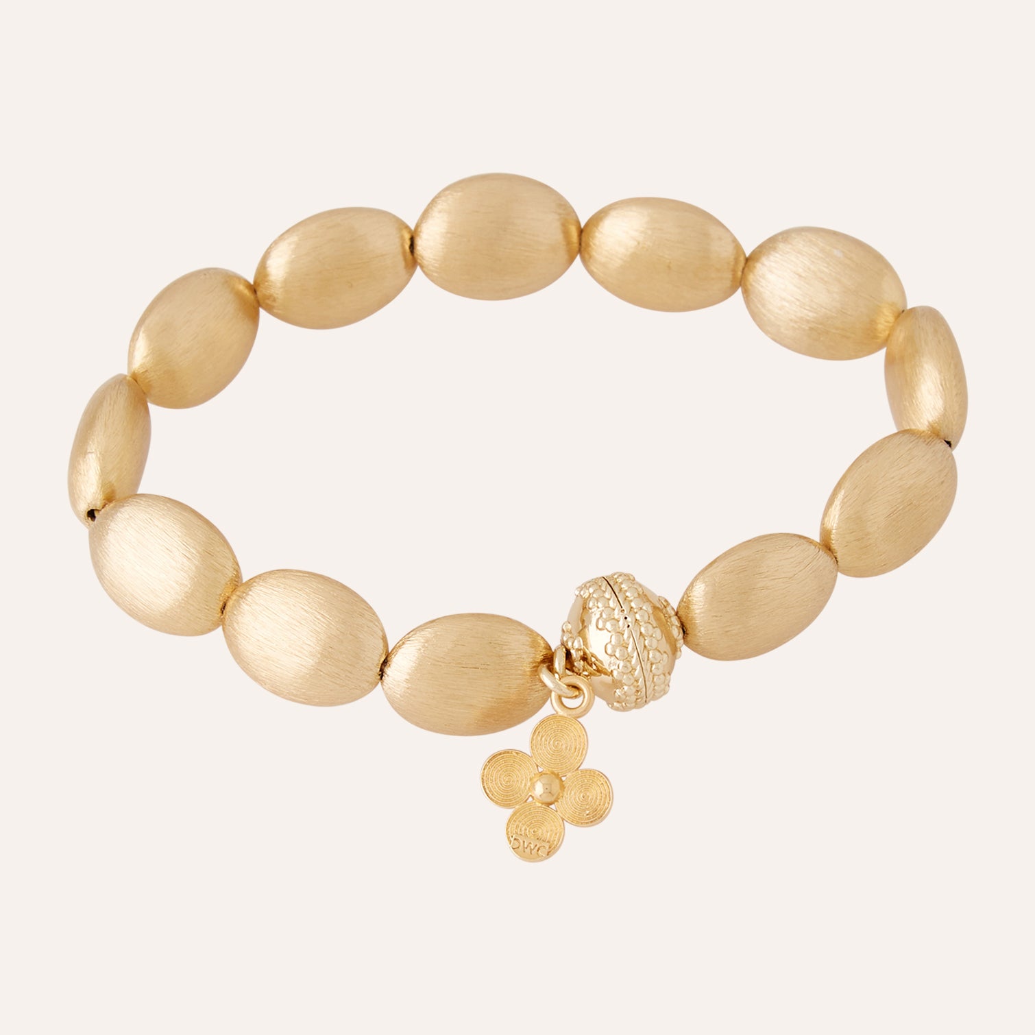 Gold Rush Oval Stretch Bracelet