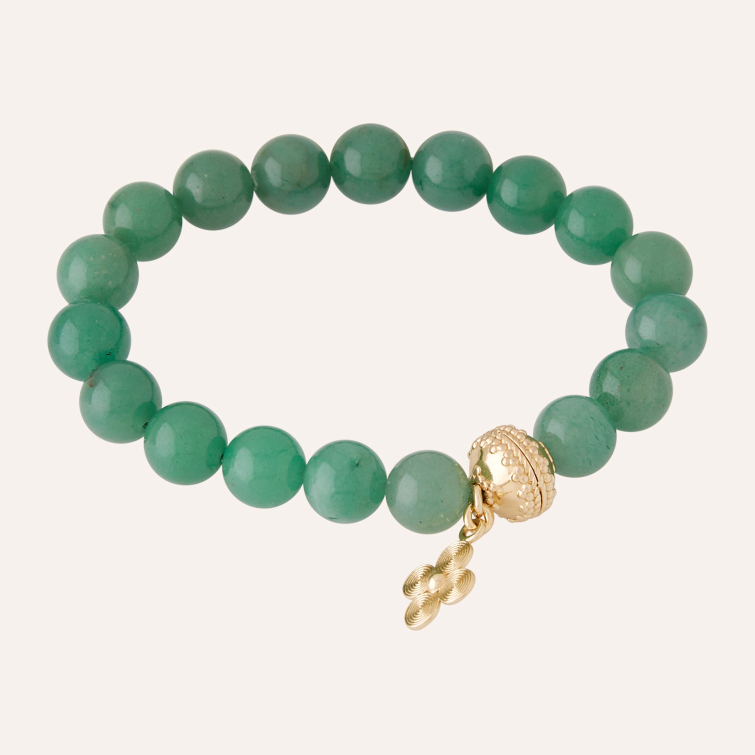 Victoire 10mm Green Aventurine Stretch Bracelet