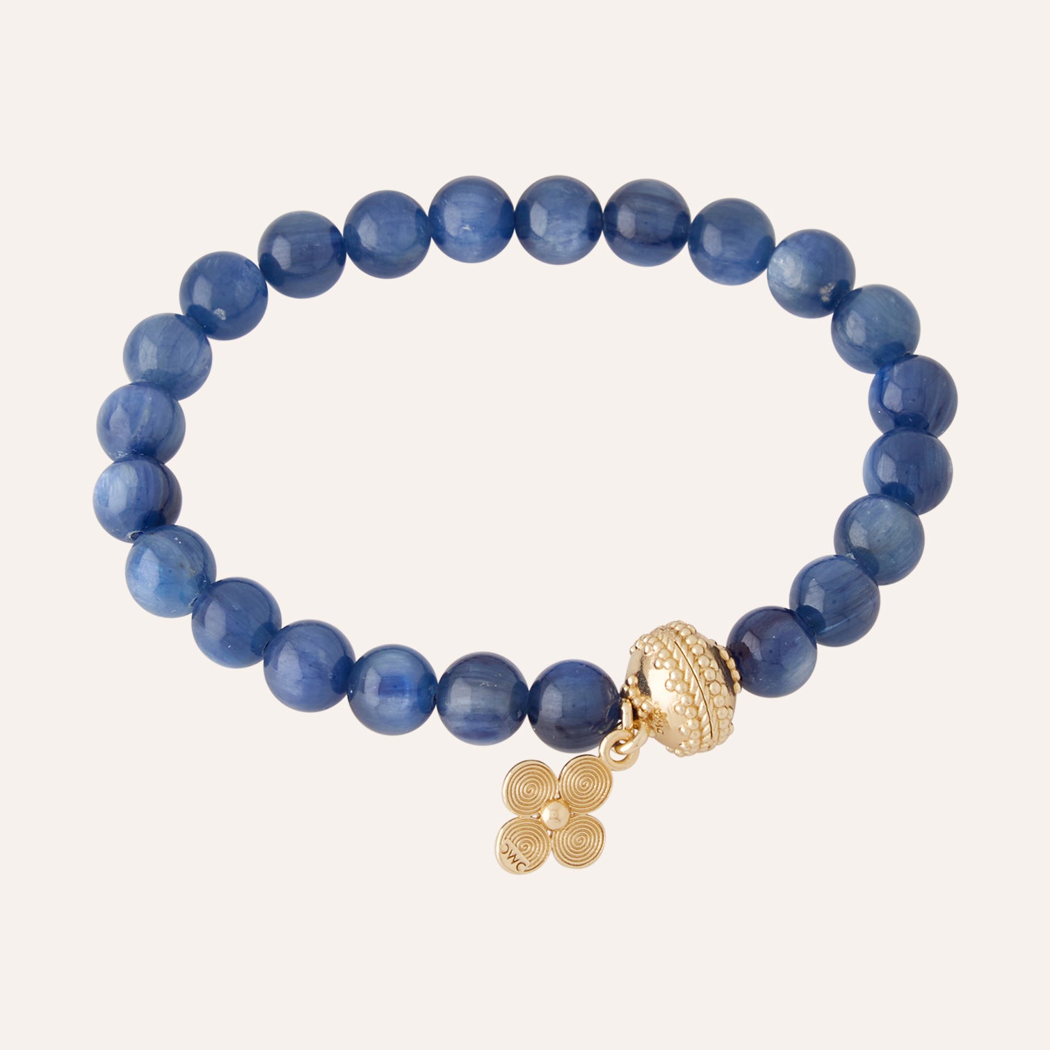 Victoire 8mm Kyanite Stretch Bracelet