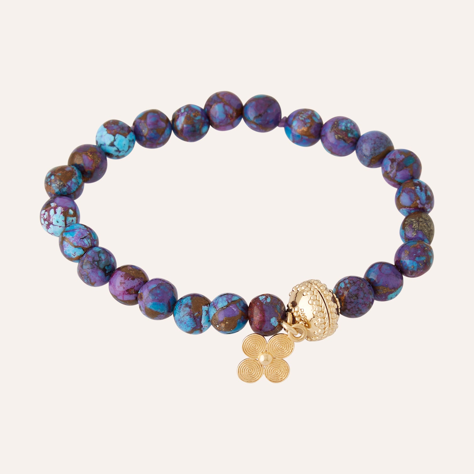 Victoire 7mm Mohave Purple Stretch Bracelet