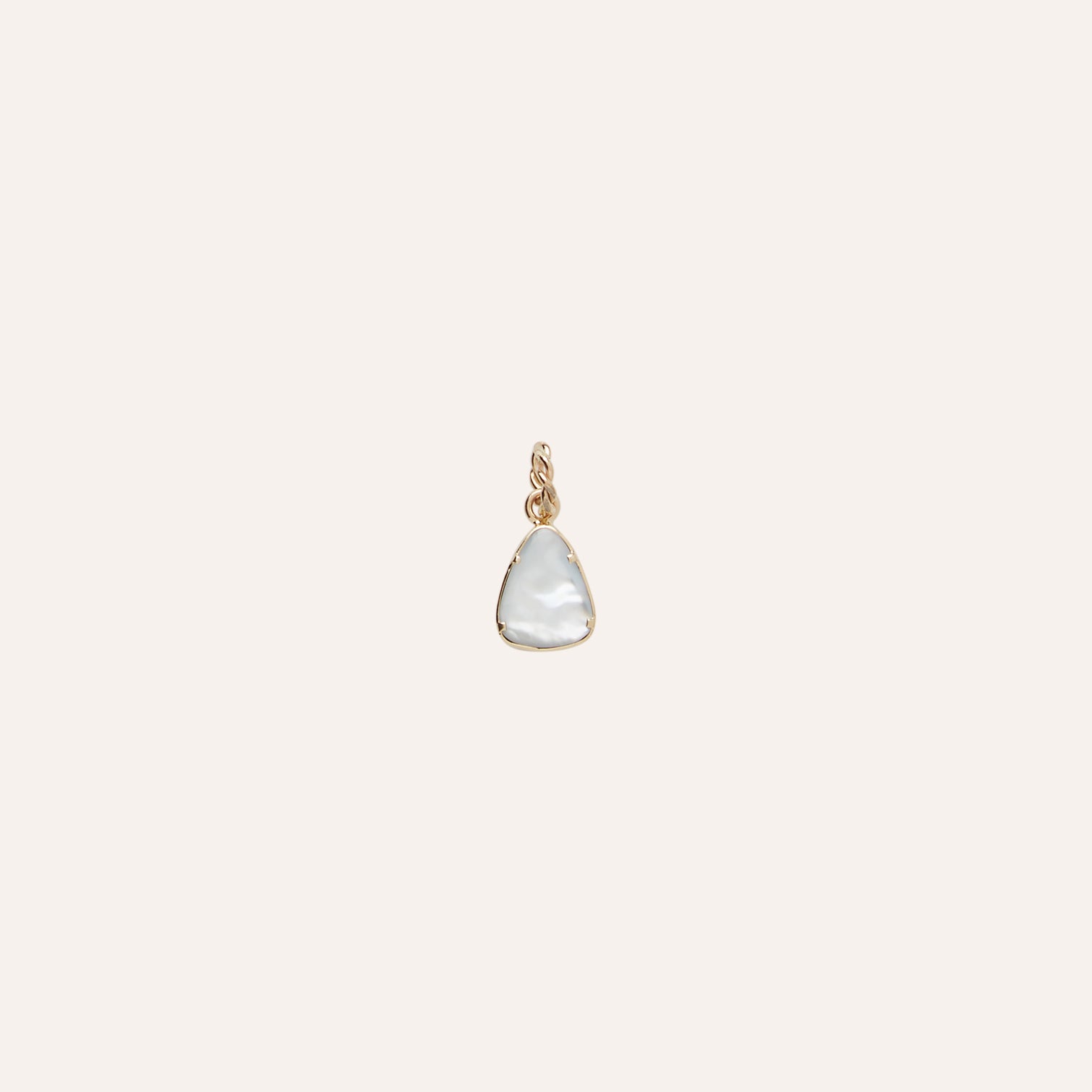 14K Petite Pink Cobaltoan Calcite Druzy Charm