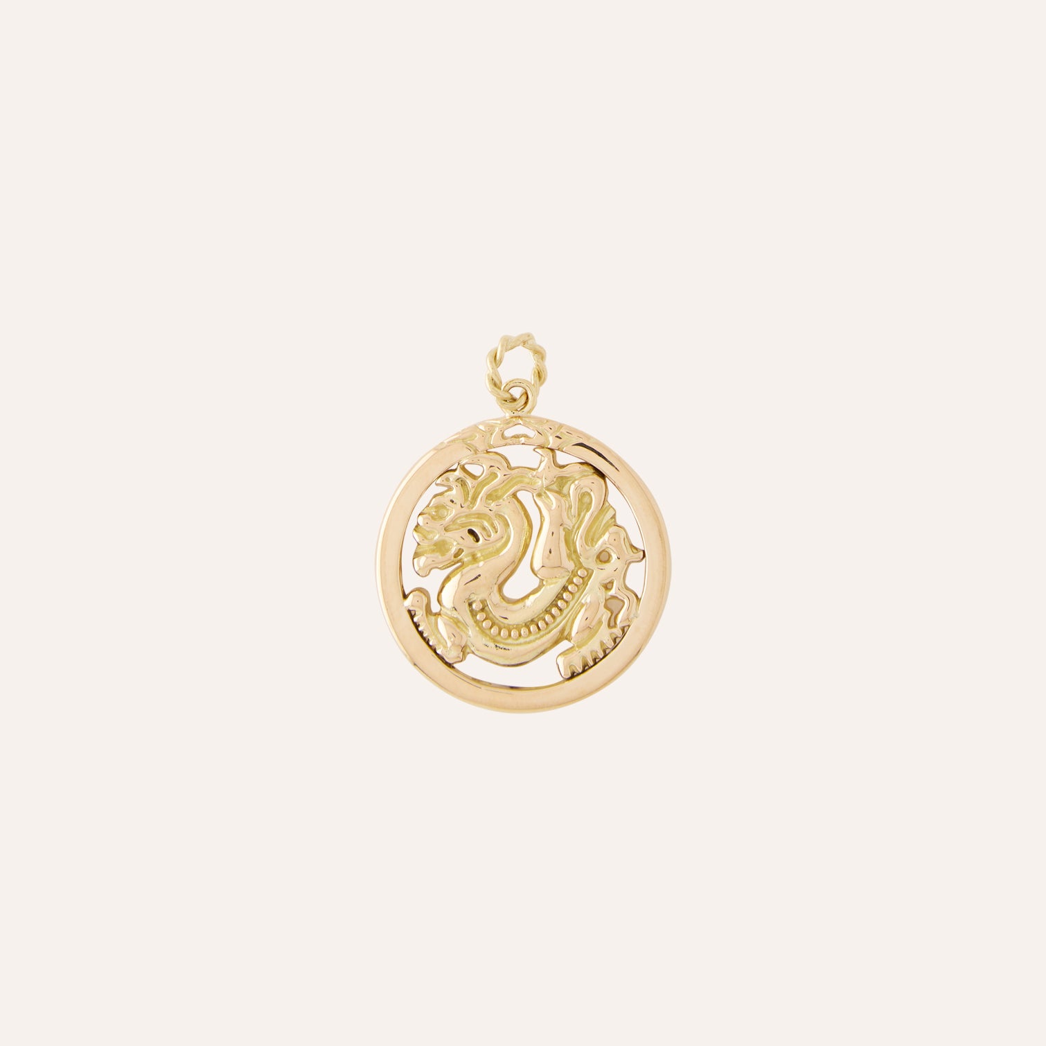 18K Guardian Dragon Charm