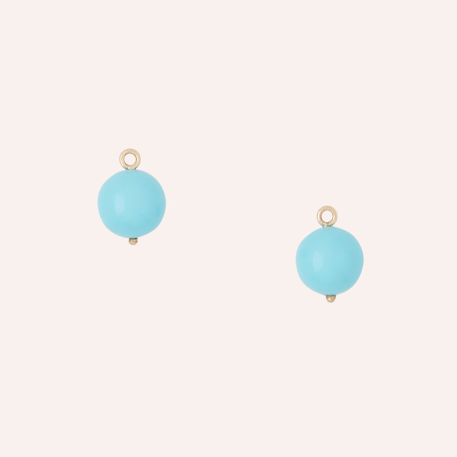 Victoire 12mm Reconstituted Turquoise Earring Drops