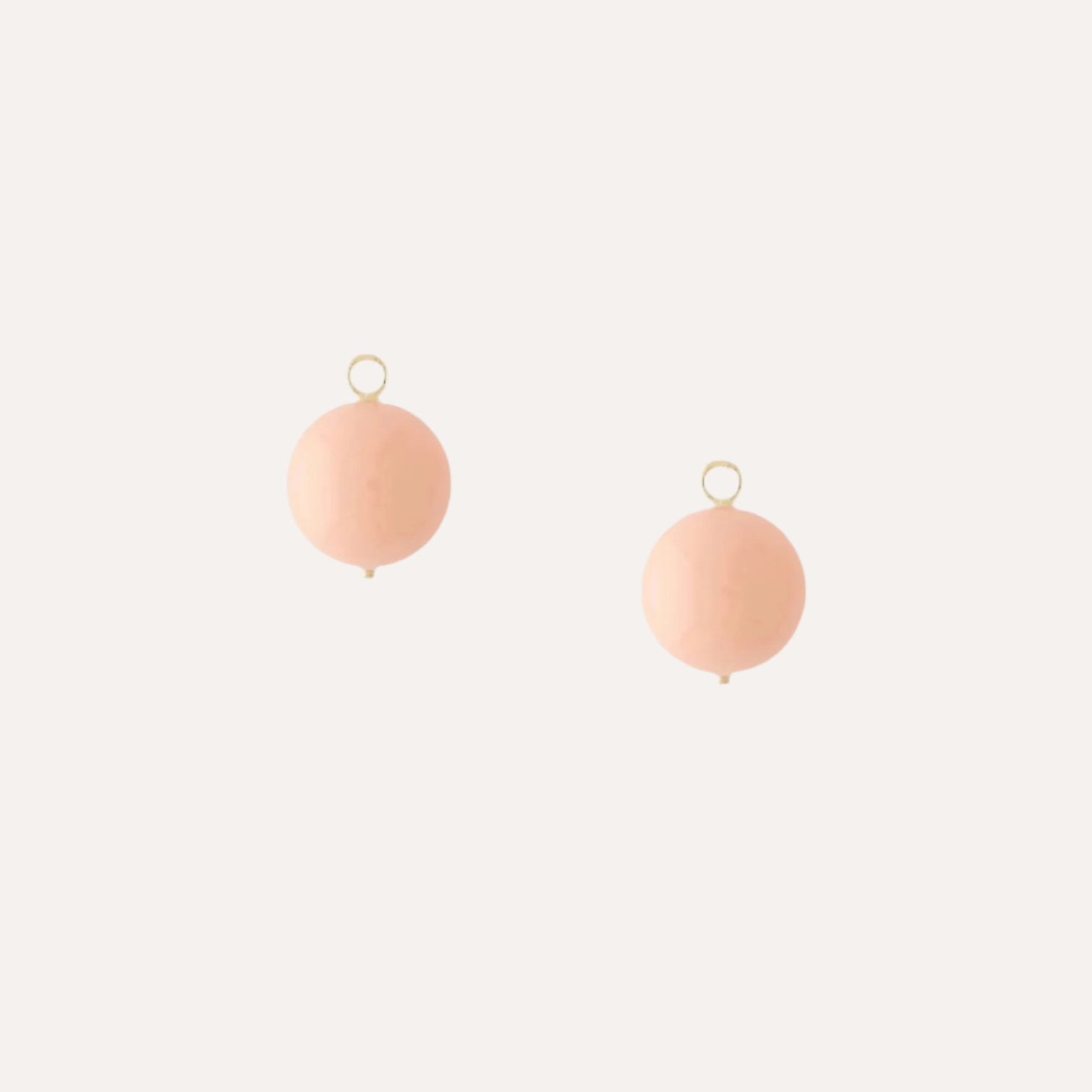 Victoire Reconstituted Pink Coral 18mm Earring Drops