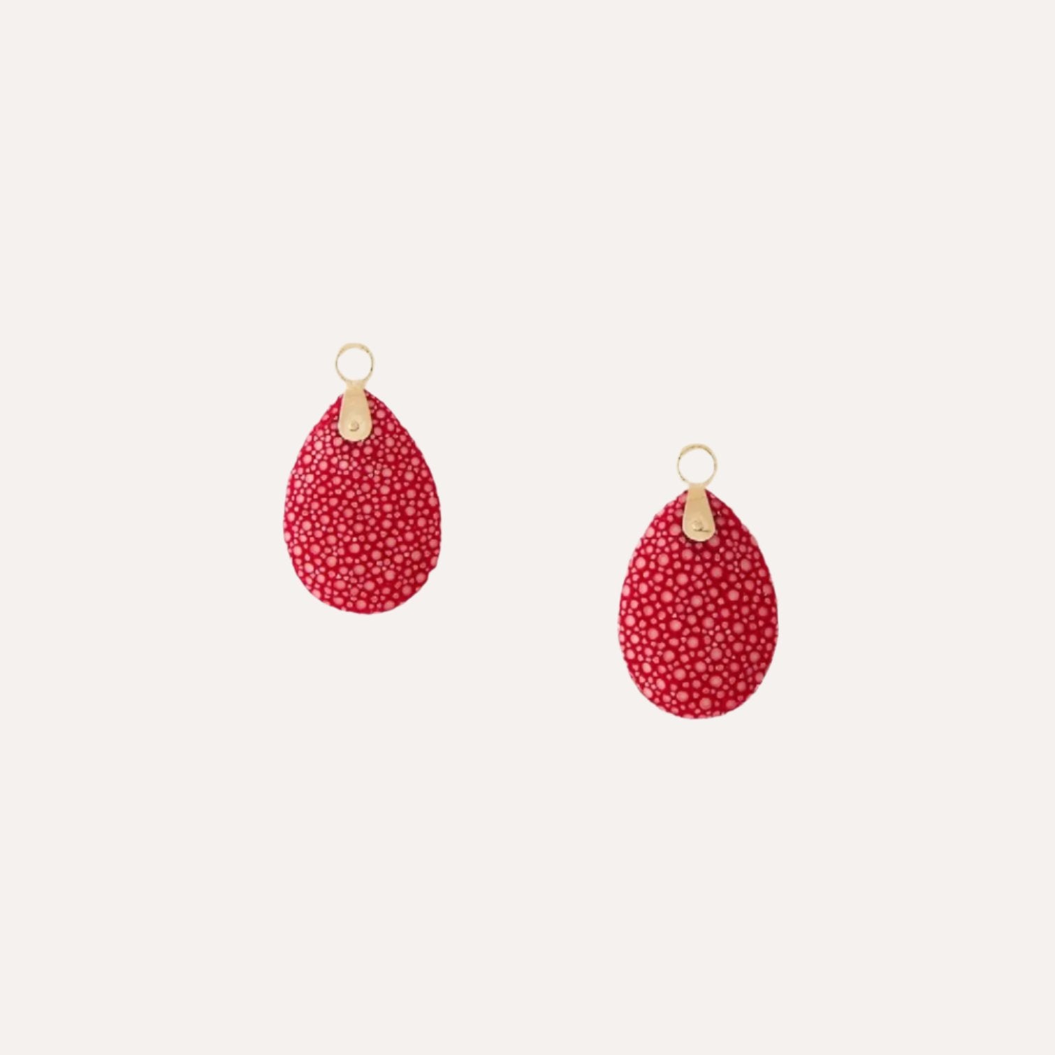 Mini Hot Pink Stingray Earring Drops