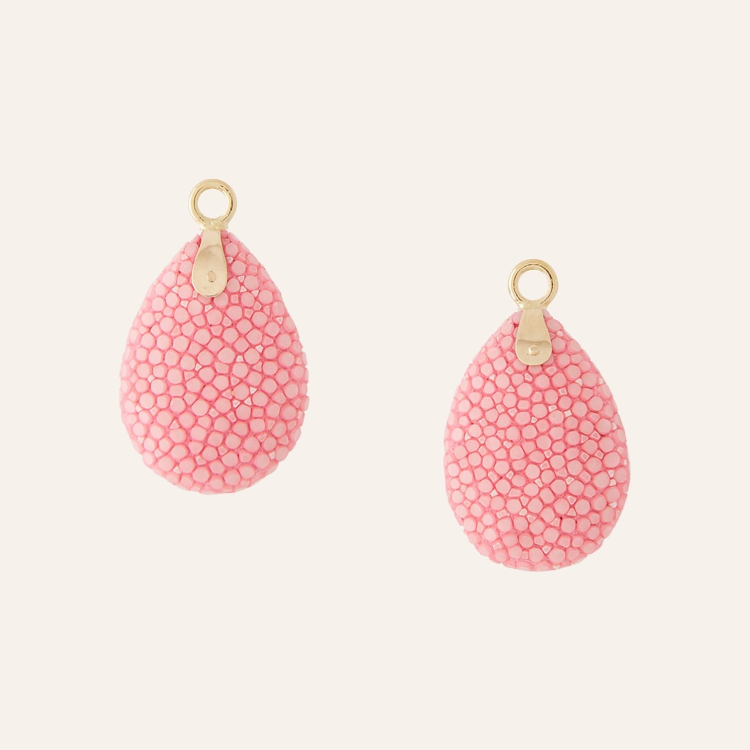 Mini Bubblegum Stingray Earring Drops