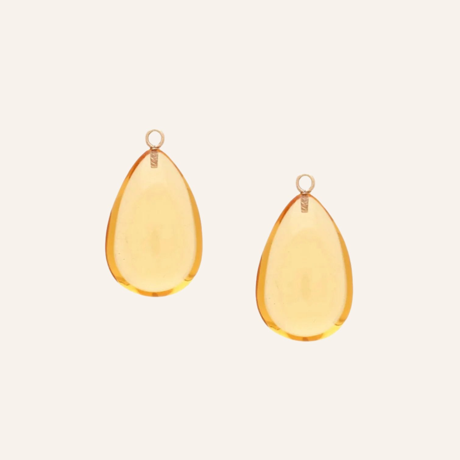 Helen Citrine Teardrop Earring Drops