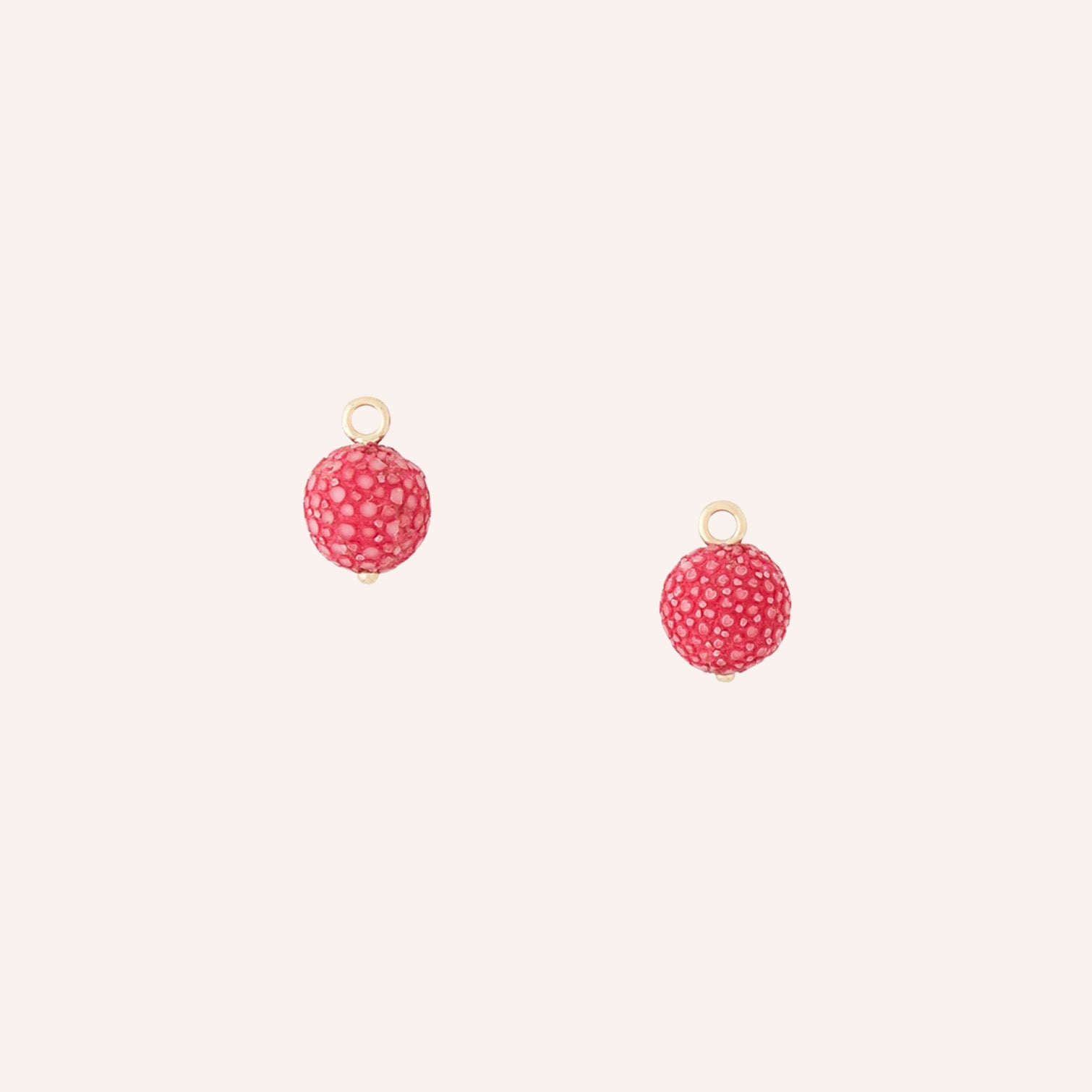 Victoire 10mm Pink Stingray Earring Drops