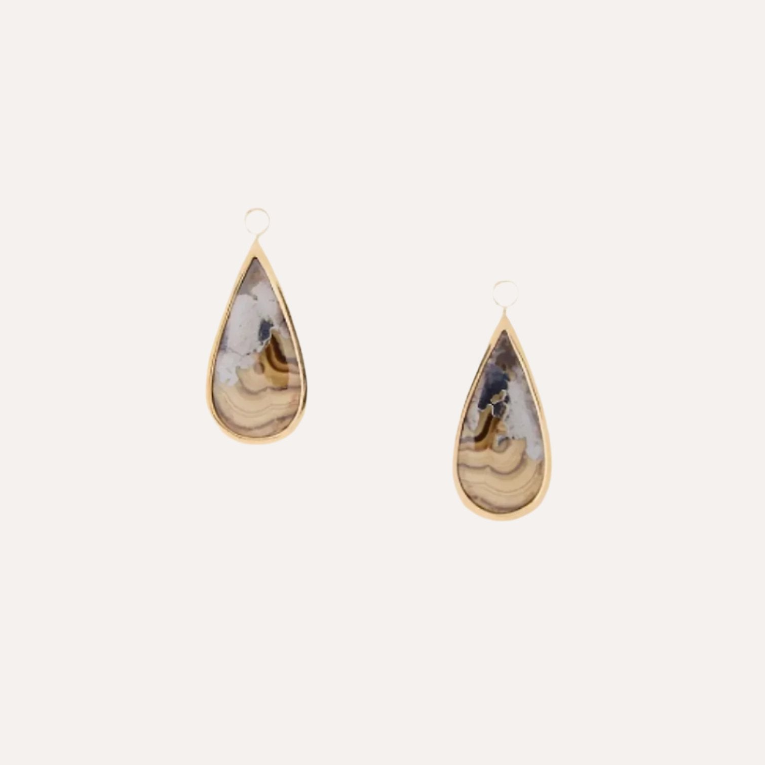 Schalenblende Galena Teardrop Earring Drops