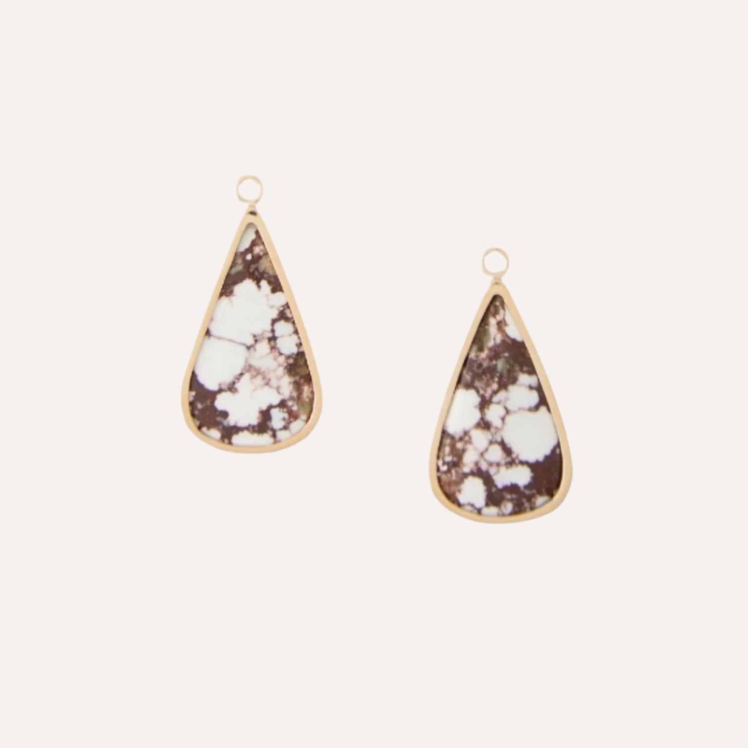 Gem Silica Teardrop Earring Drops