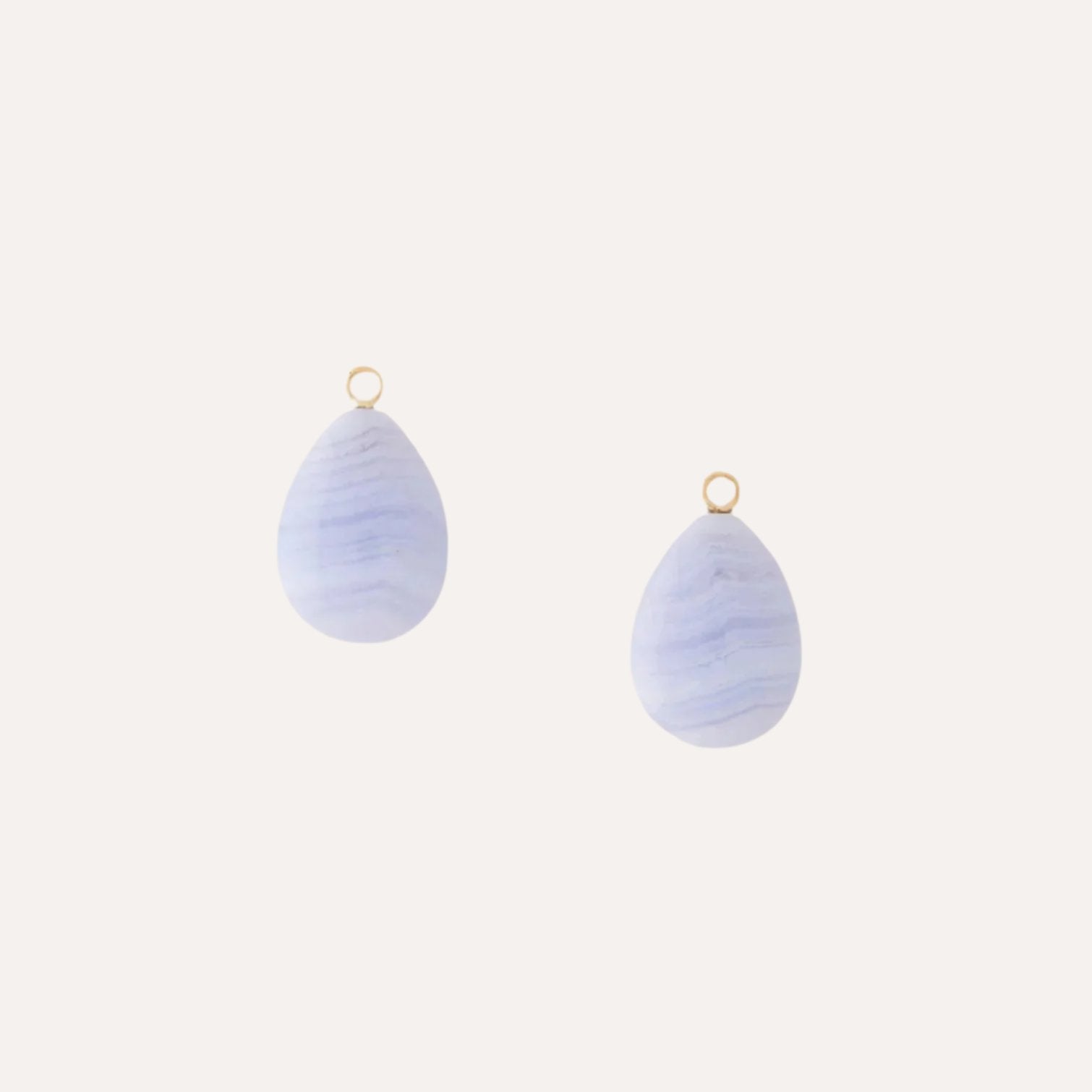 Blue Lace Agate Teardrop Earring Drops