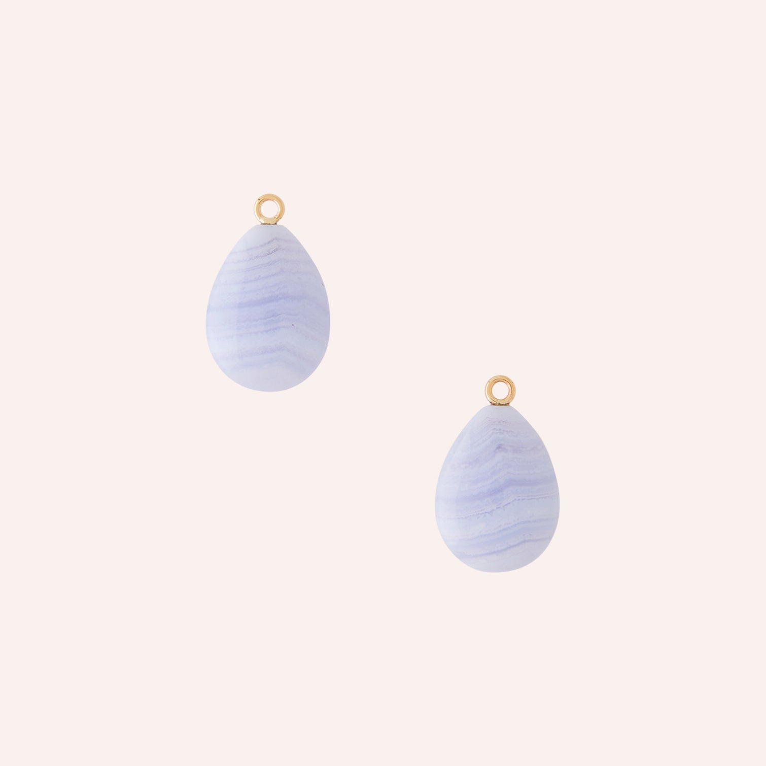 Blue Lace Agate Teardrop Earring Drops