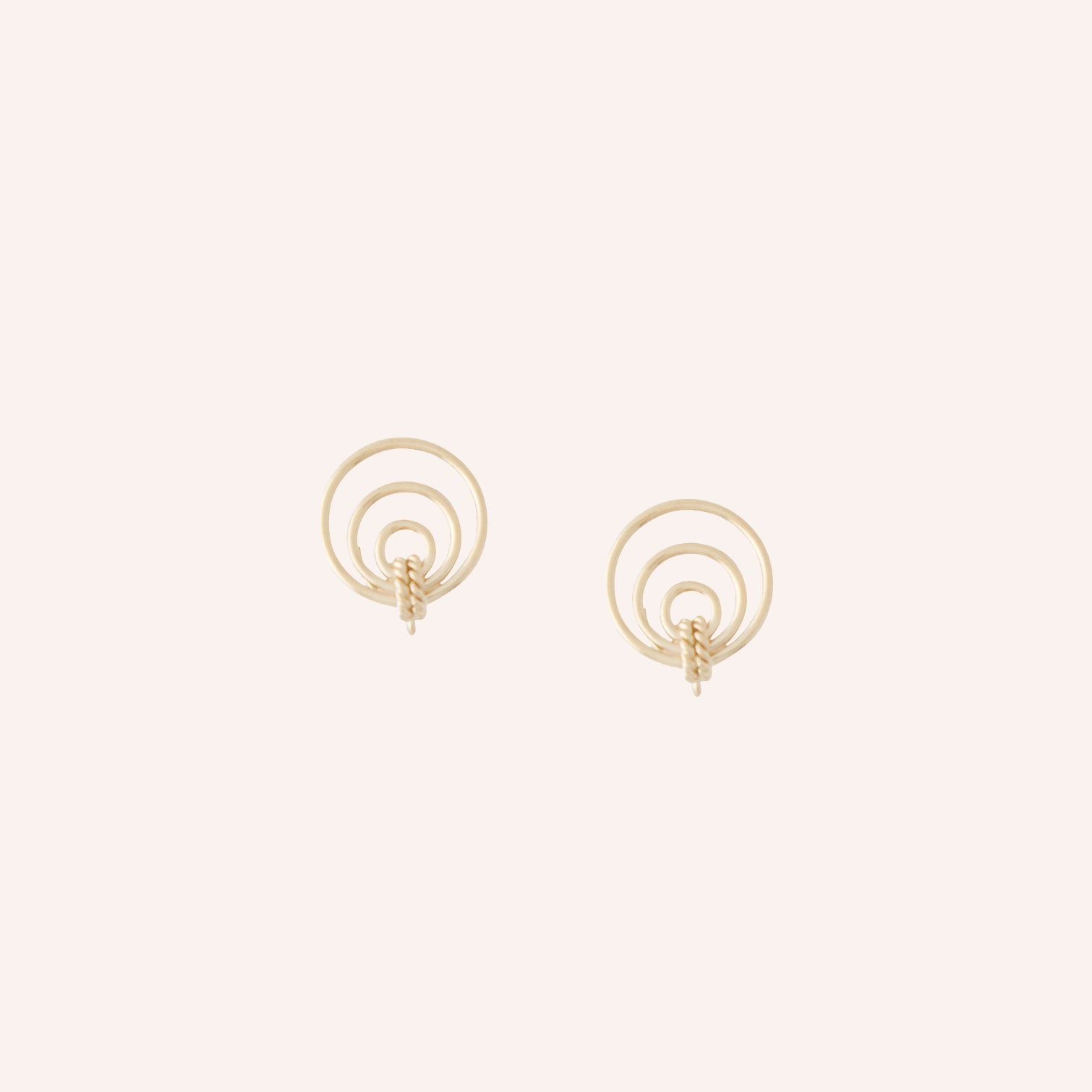 Mini Orbit 14K YG Earrings