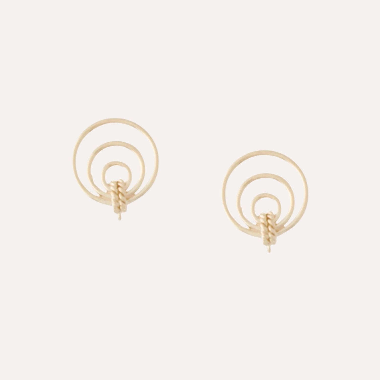 14K Orbit Earrings