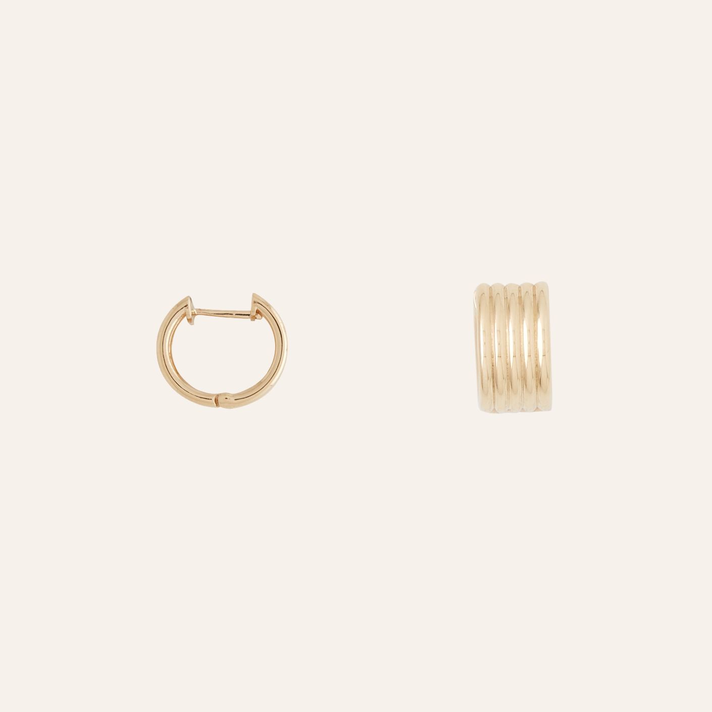 14K Aspen Huggie Earrings