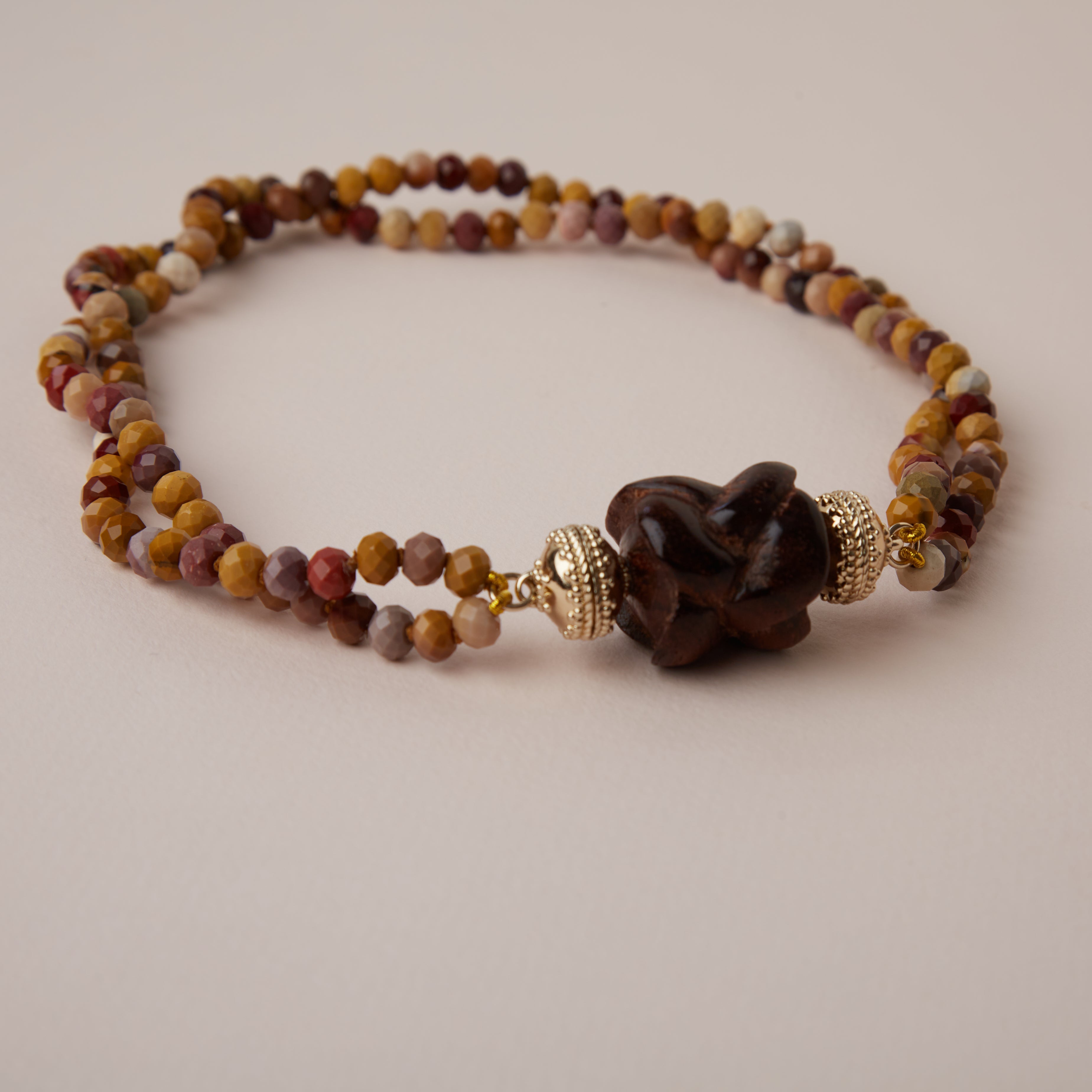 Nancy Mookaite Jasper Double Strand Necklace