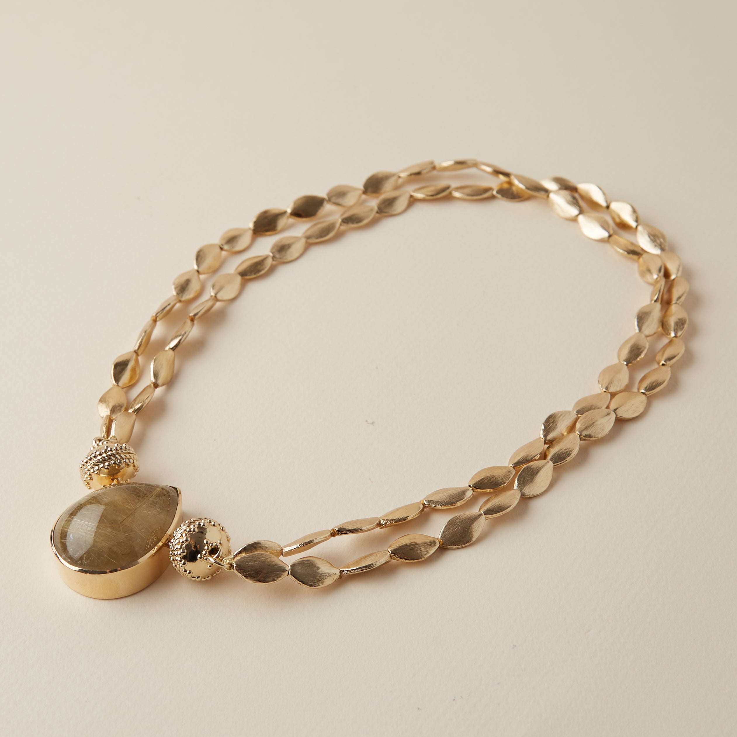 Small Gold Rush Double Strand Necklace