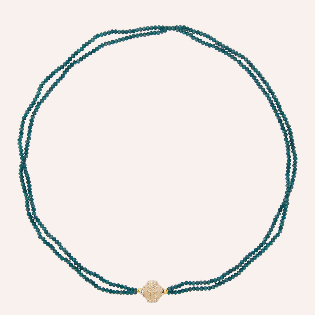 Victoire Green Grandidierite Mini Necklace