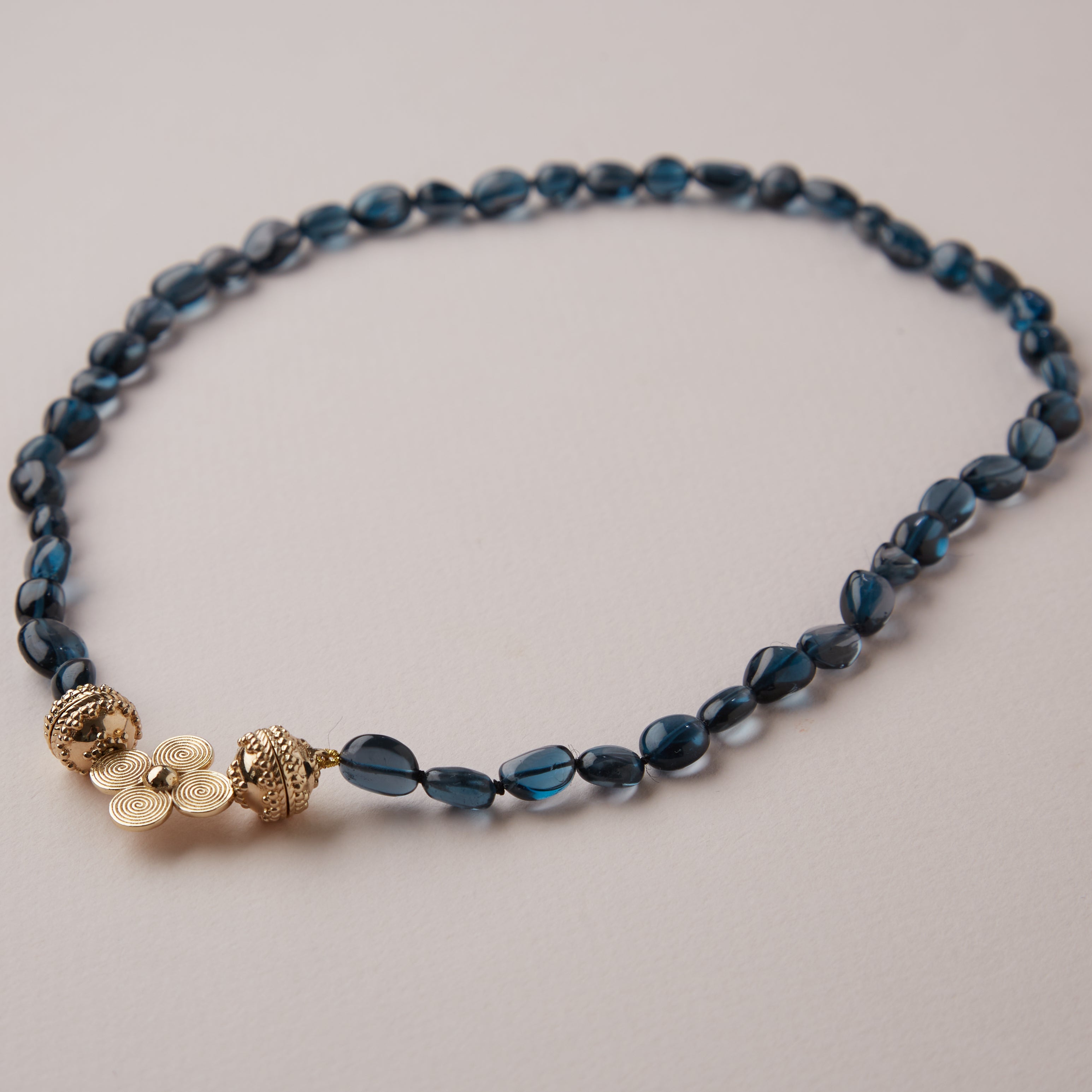 Helen Blue Topaz Mini Necklace