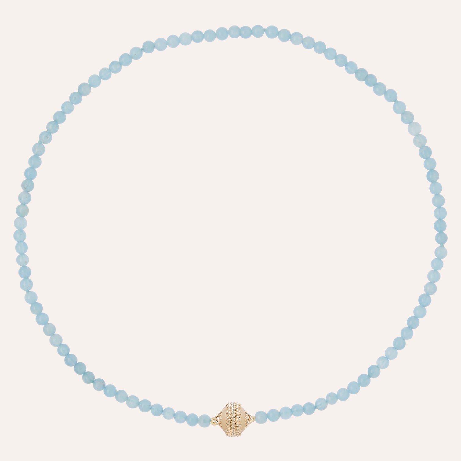 Victoire 4mm Aquamarine Mini Necklace