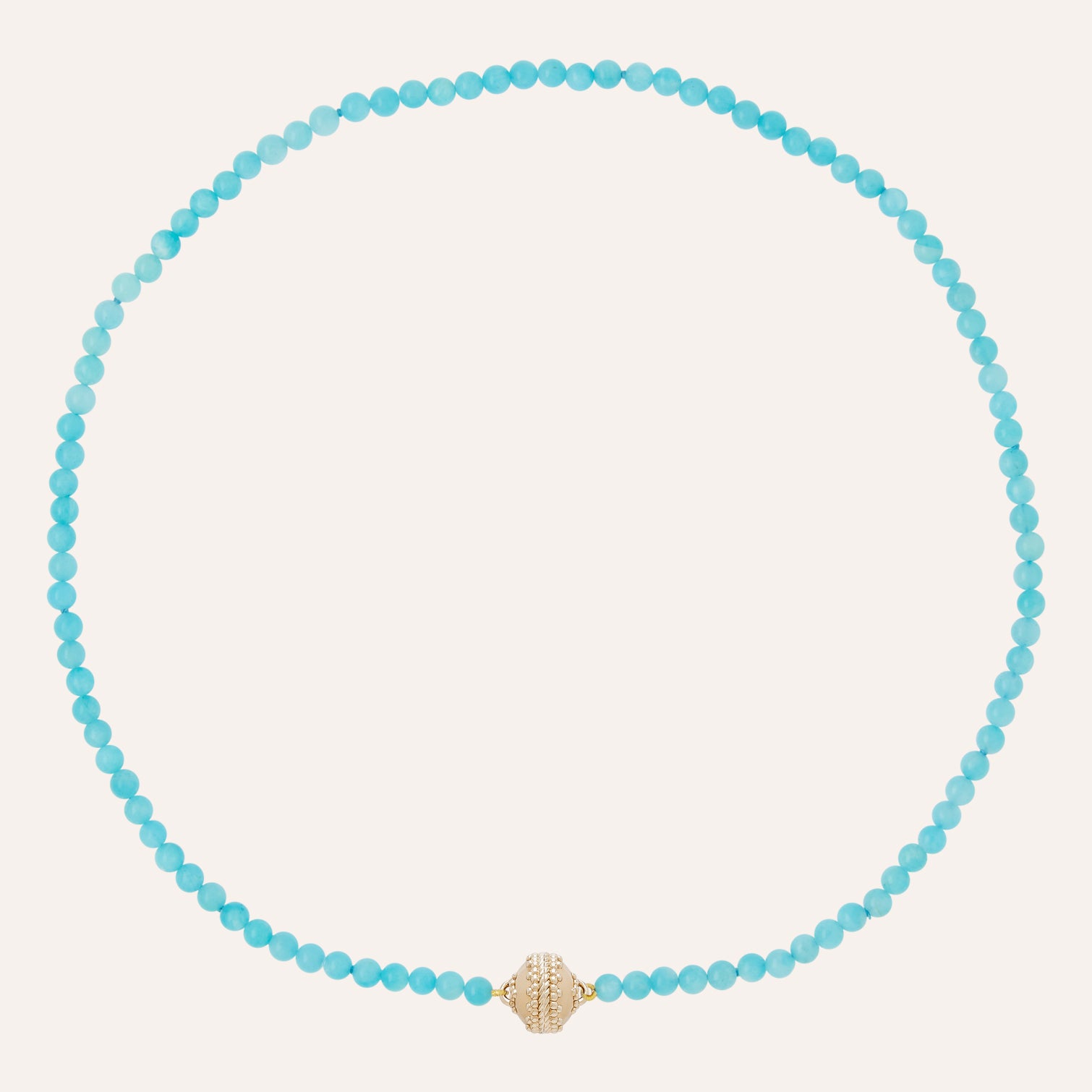 Victoire 4mm Amazonite Mini Necklace