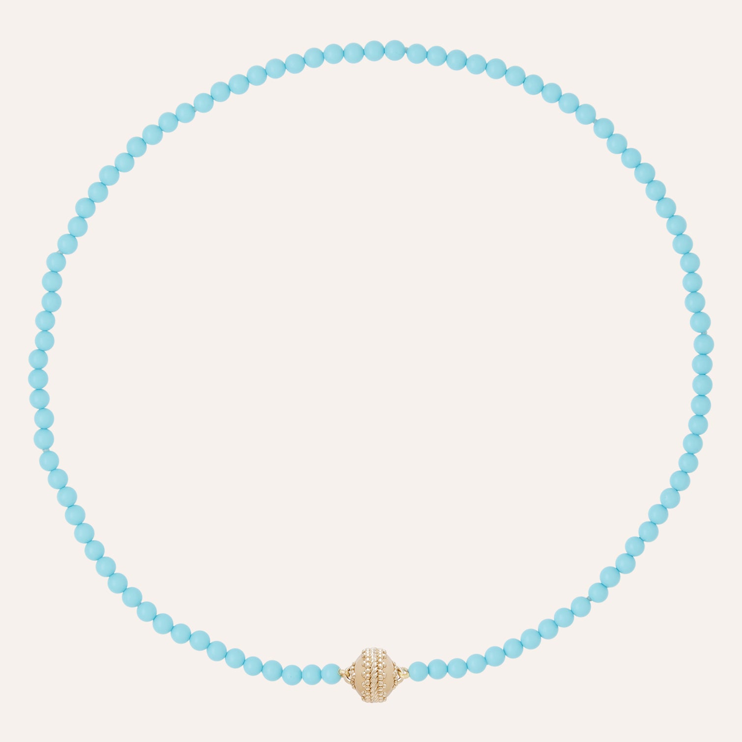 Victoire 4mm Turquoise Mini Necklace