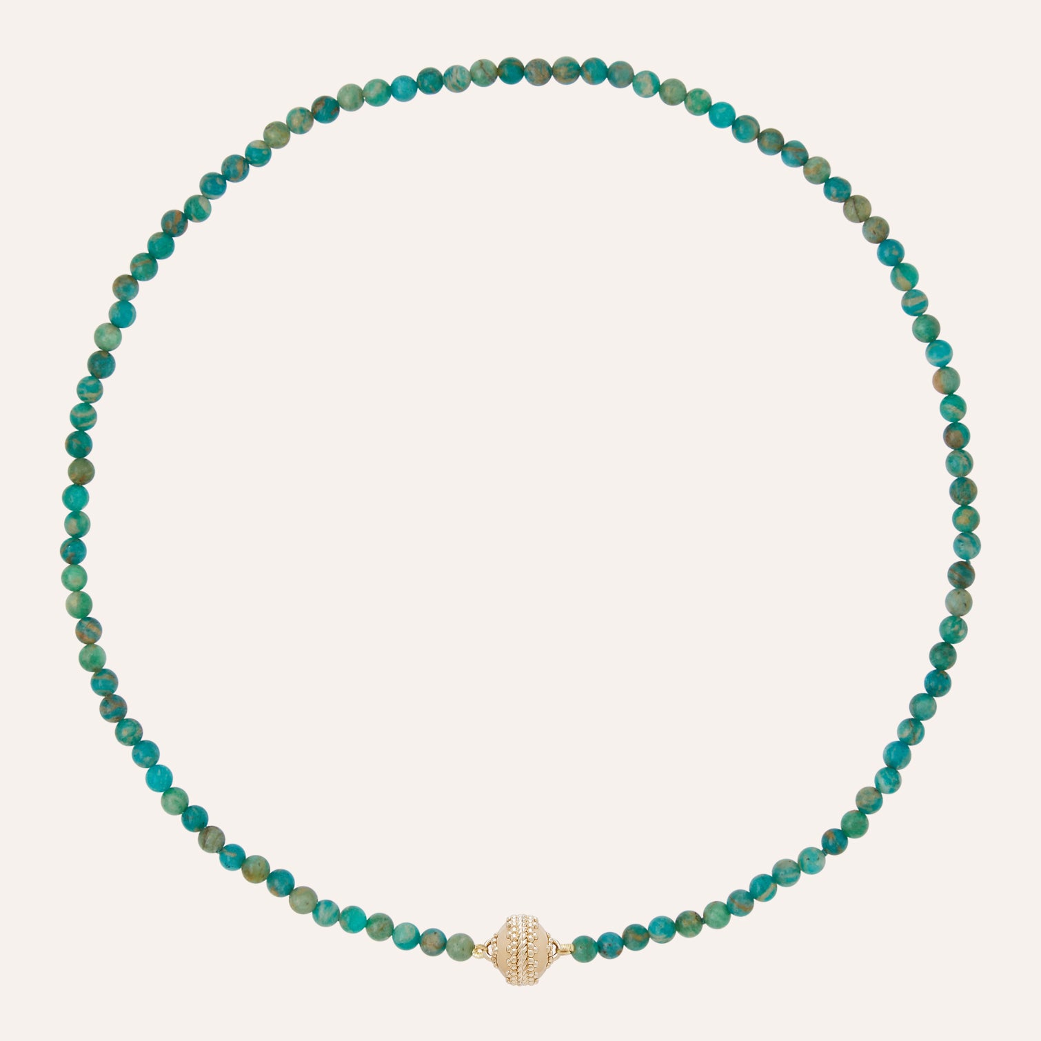 Victoire 4mm Amazonite Mini Necklace