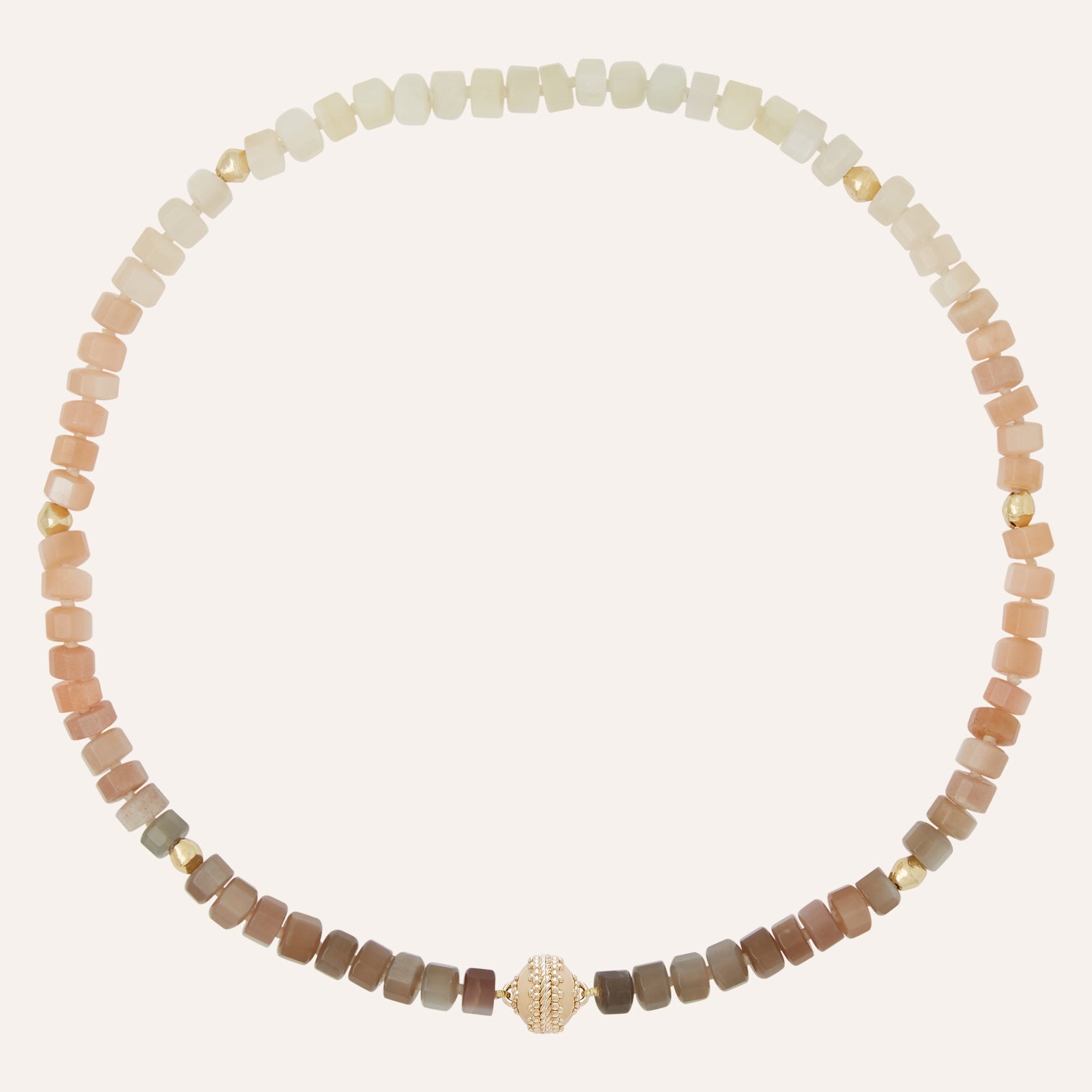 Peppercorn Ombre Moonstone Mini Necklace