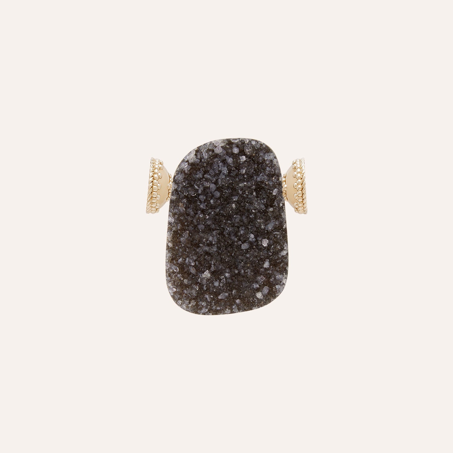 Black Druzy Oblong Mini Centerpiece