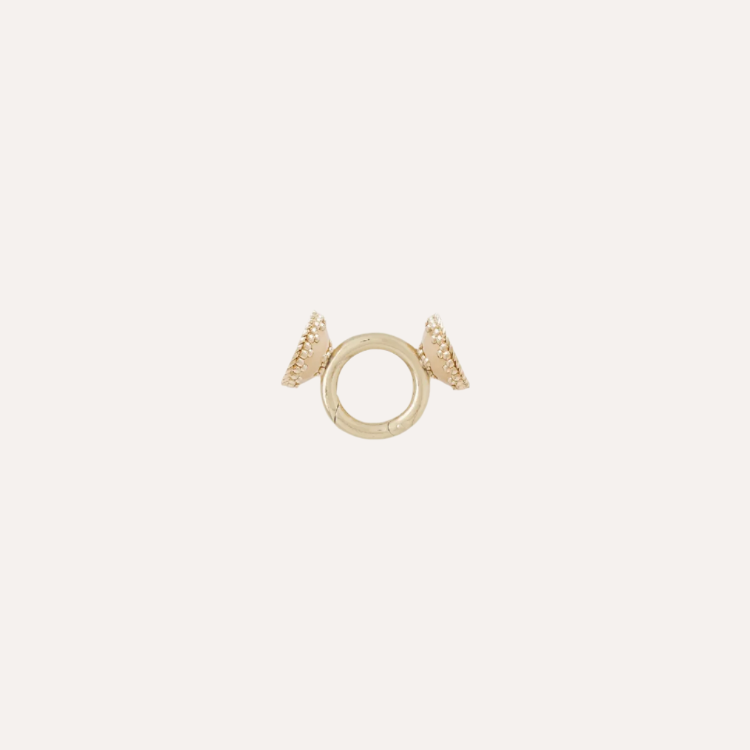 Charm Collector Ring Mini in 14K Plated Yellow Gold