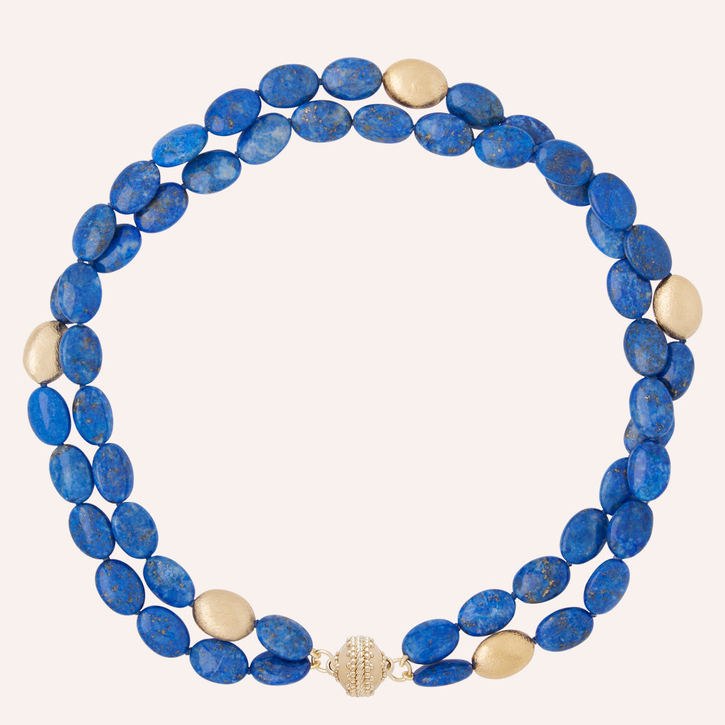 Gold Rush Lapis Necklace