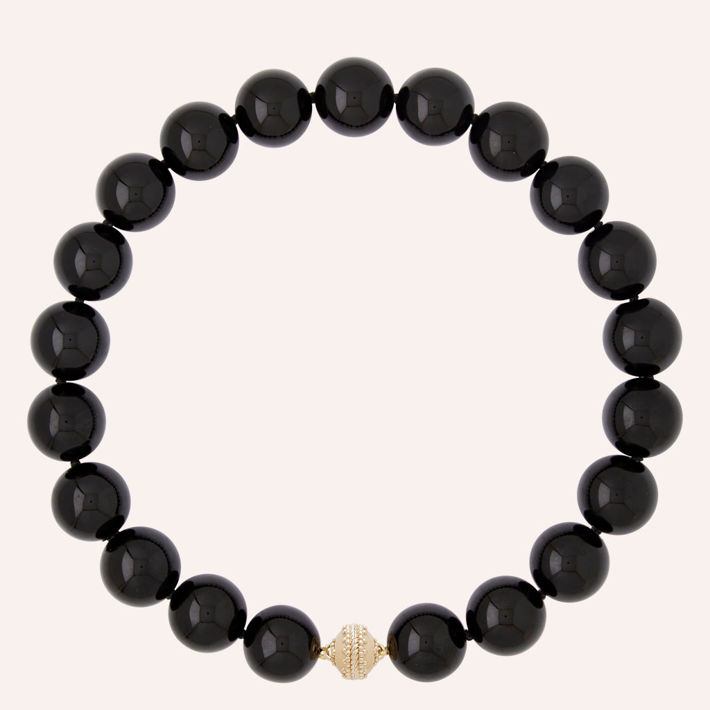 Victoire 20mm Black Onyx Necklace