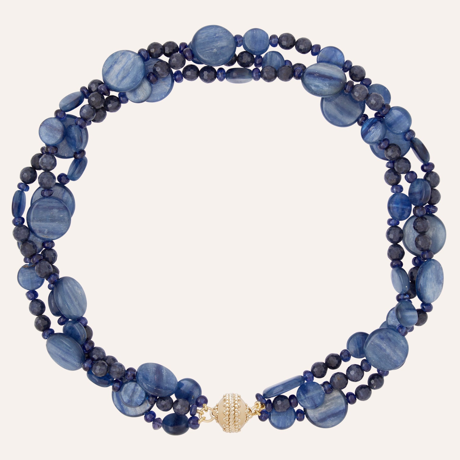 Blue Midnight Multi-Strand Necklace