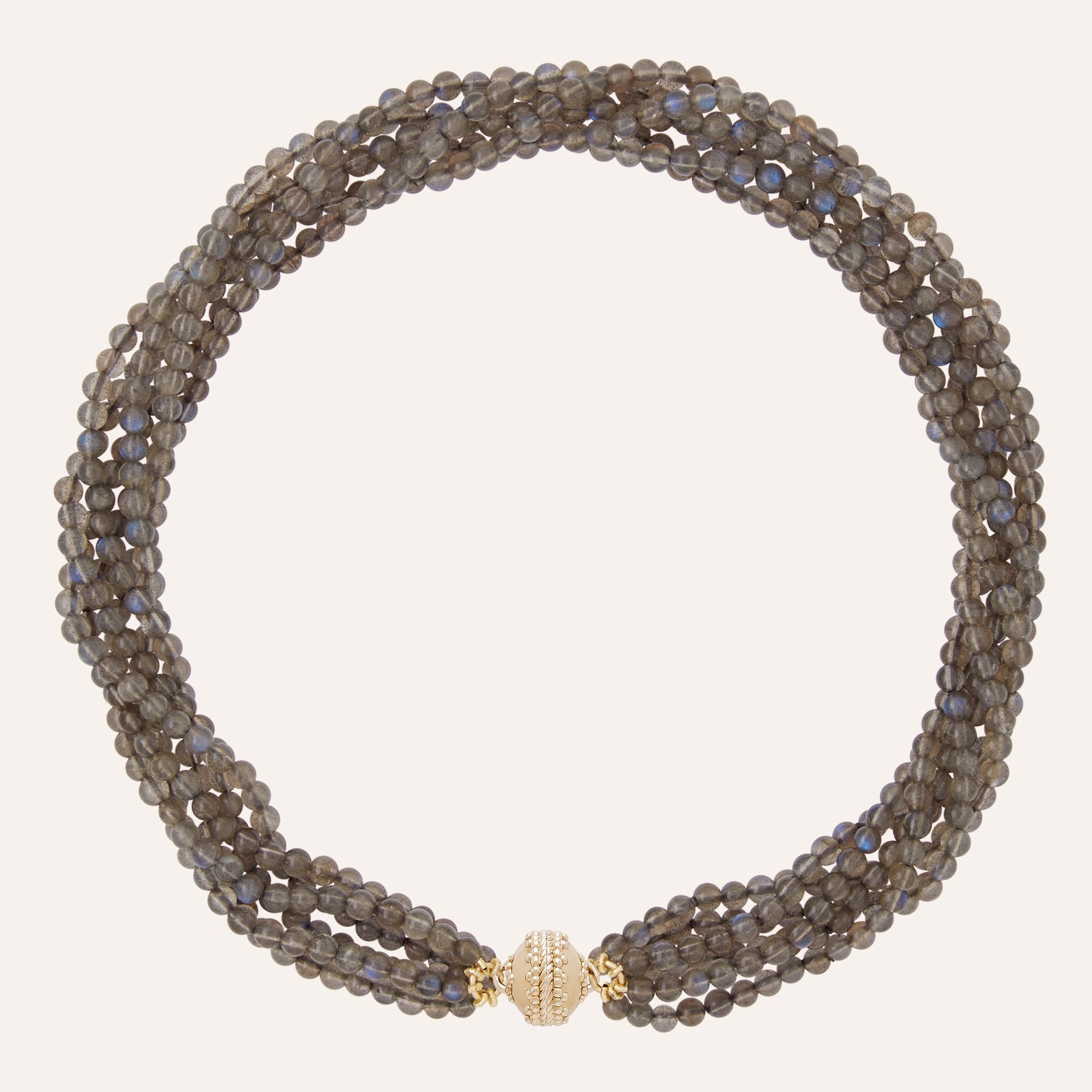 Victoire 4mm Labradorite Multi-Strand Necklace