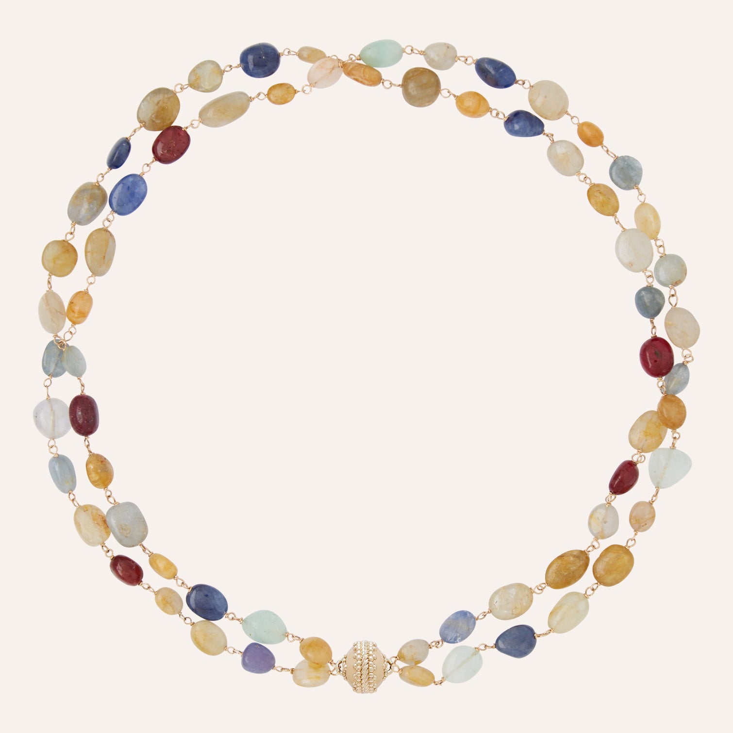 Caspian 'Serenity' Double-Strand Necklace