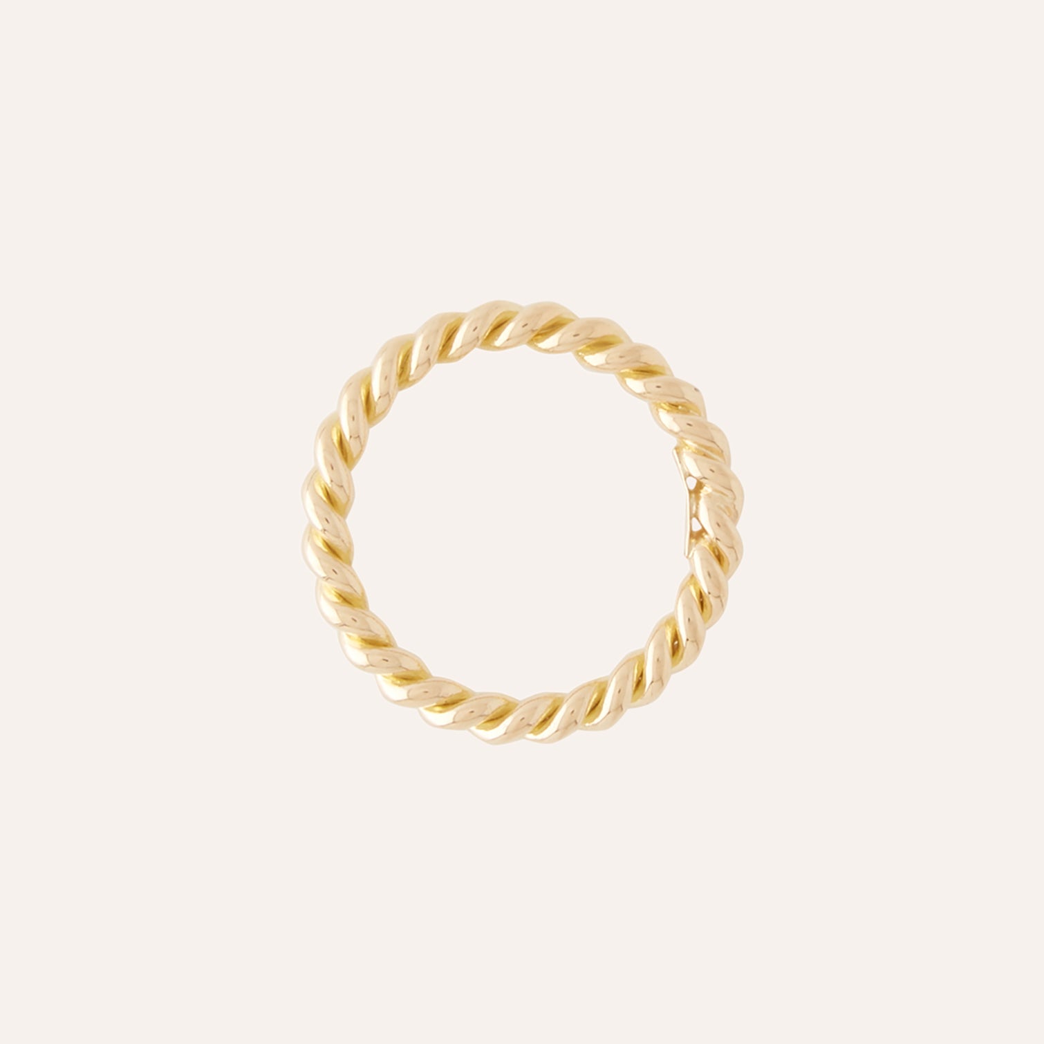 18K Gold Twist Ring