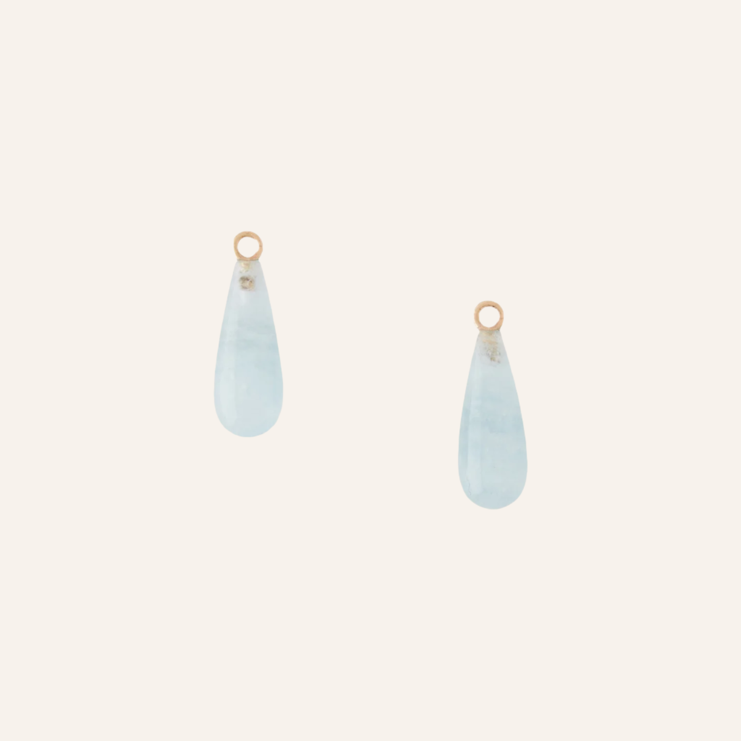 Aquamarine 20mm Earring Drops