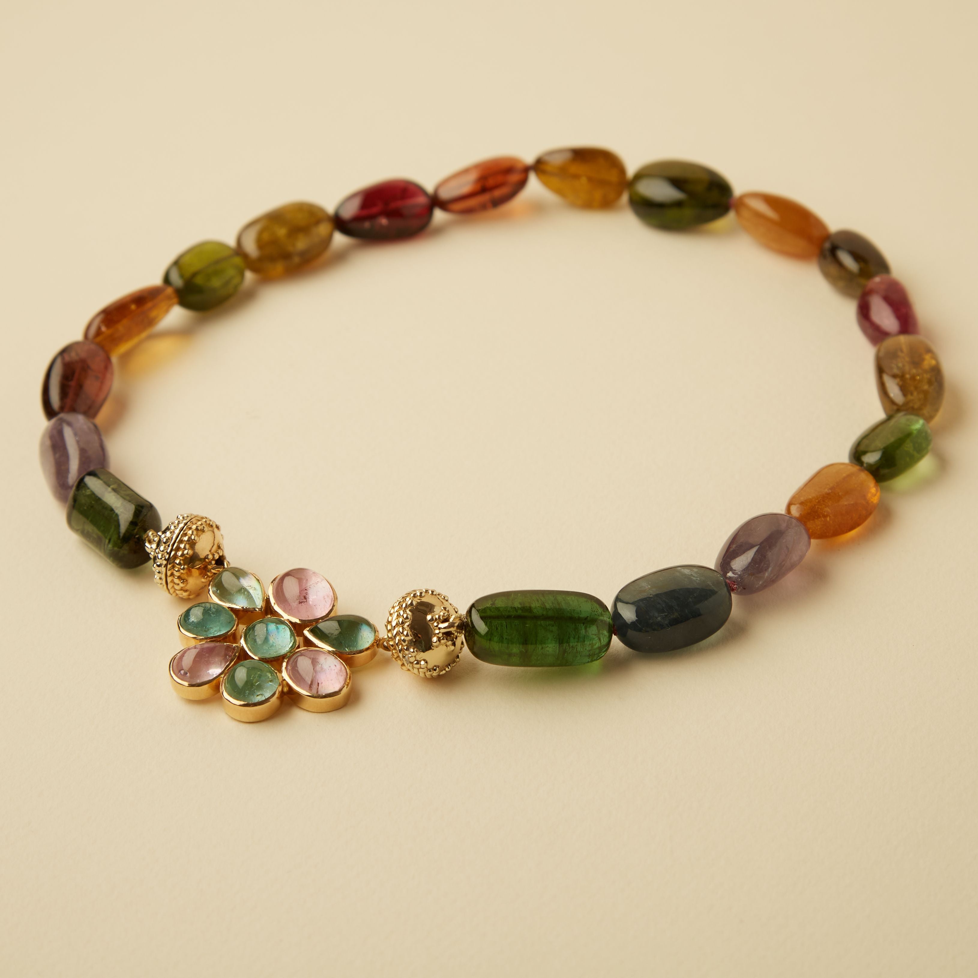 Medium Candy Multi Colored Tourmaline Necklace