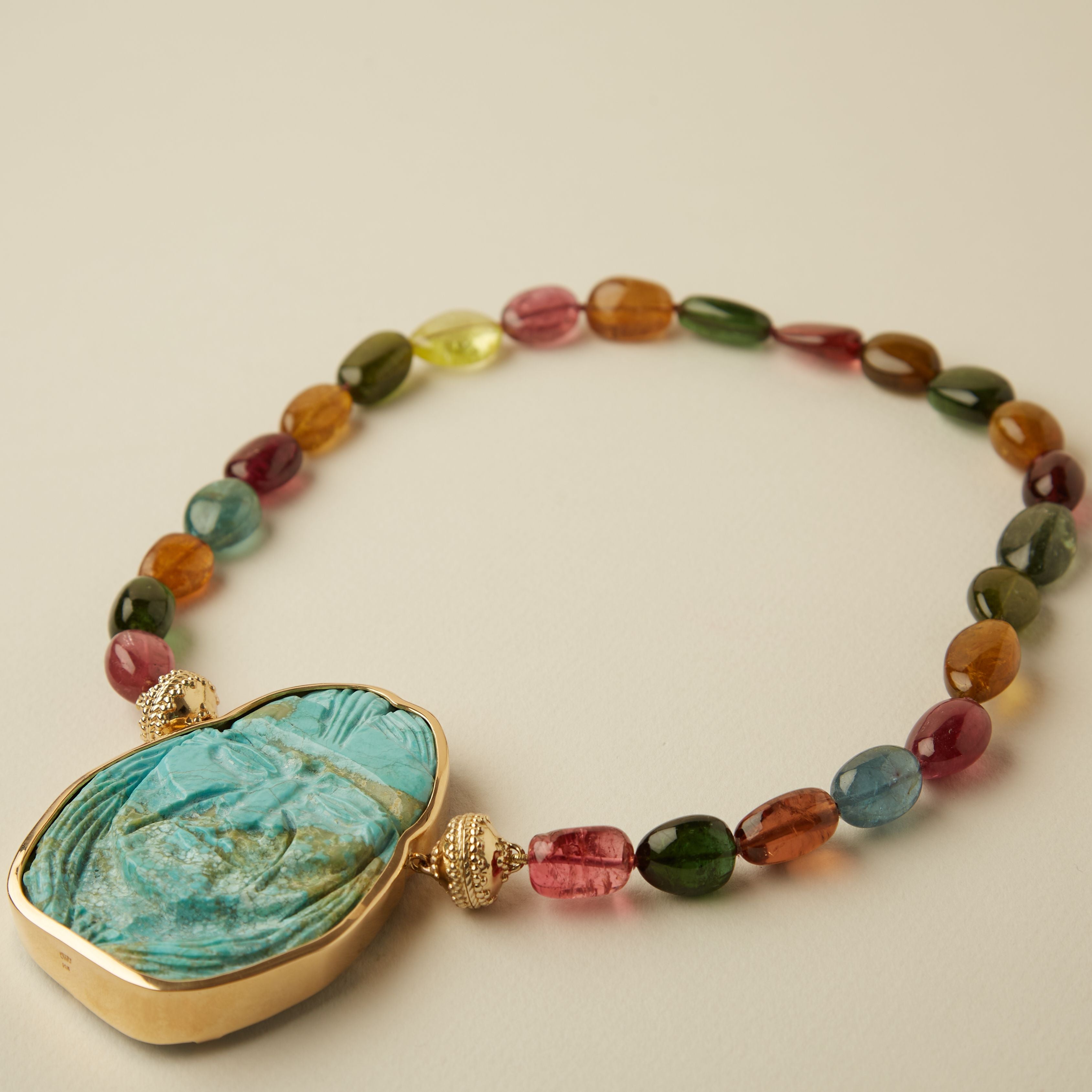 Candy Small Multi Colored Tourmaline Necklace