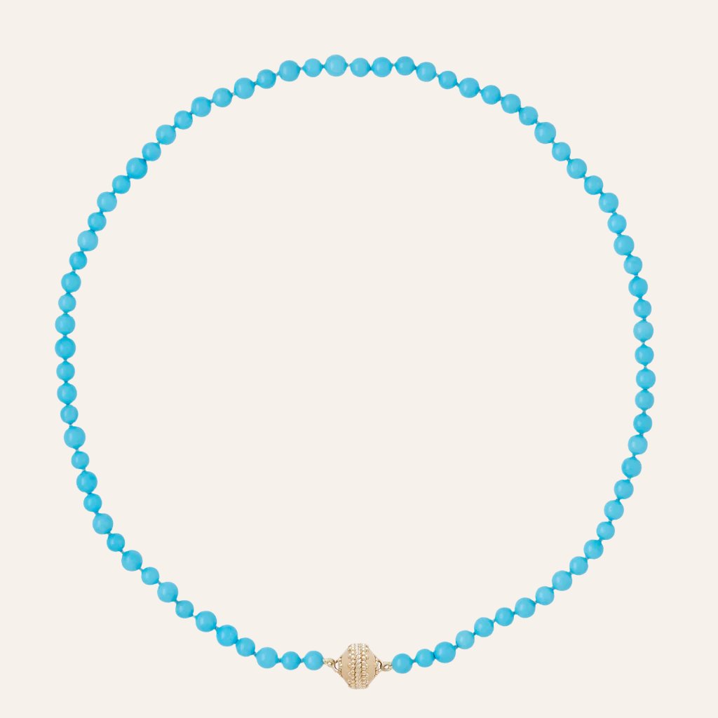 Victoire 5mm Sleeping Beauty Turquoise Mini Necklace