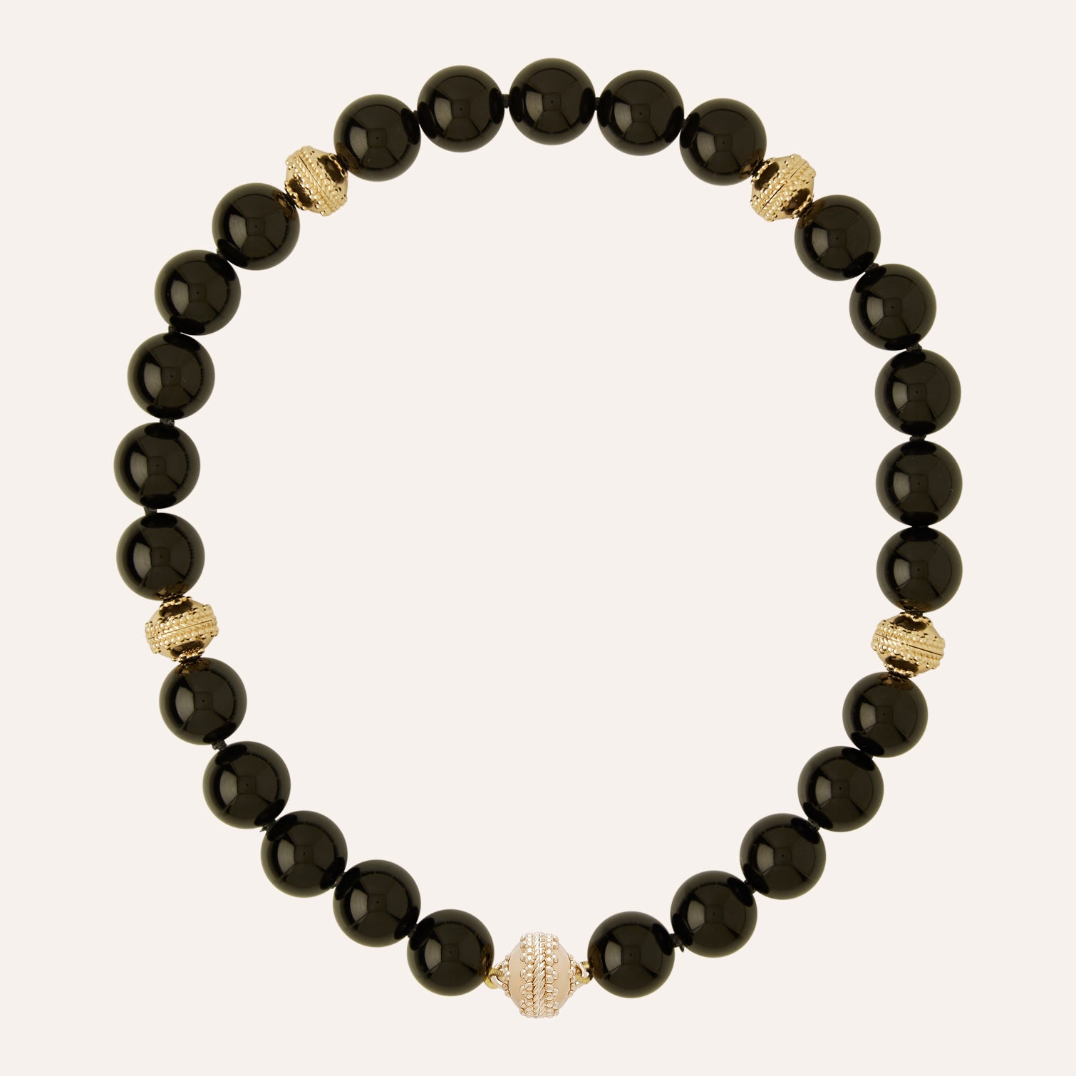 Victoire 14mm Black Onyx Signature Necklace