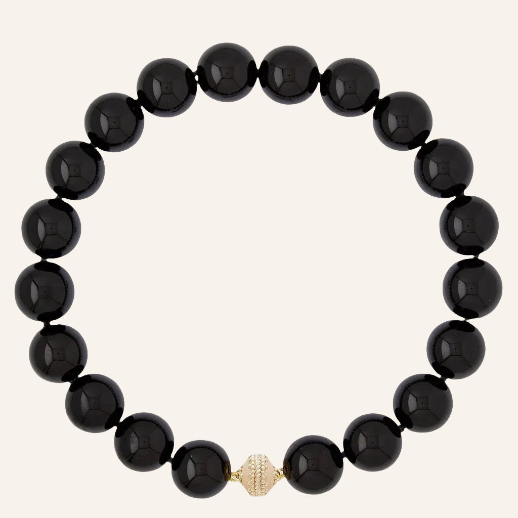 Victoire Black Onyx 20mm Necklace